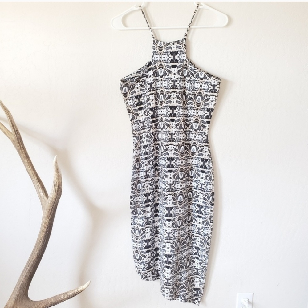 🌵Express Snakeskin Halter Dress🌵{Size Medium} - Picture 2 of 2
